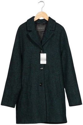 Esprit Mantel Damen Jacke Parka Gr. EU 36 Wolle Grün #2zs0dfq
