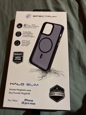 Spectrum Halo Slim Smoke MagSafe Case for iPhone 15 Pro Max | Brand New