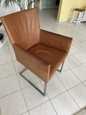 2 X Bert Plantagie Armlehnenstuhl, Leder braun