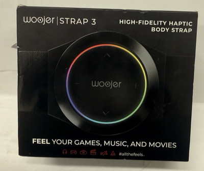 NEW Woojer High-Fidelity Haptic Body Strap 3 WJRS3-101BN