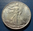 1935 Walking Liberty Half Dollar BU