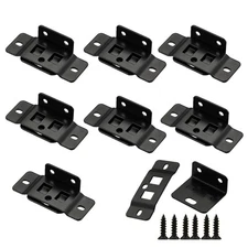 10 Pack Quick Fitting Furniture Joint Bracket, Duty Corner Brace Joint Right ...