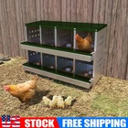 8 Compartments Chicken Nesting Box Coop Egg Laying Box Roll Away Egg Collection
