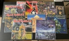 Iron Maiden - Lot of 10 LPs, 1980-1986 Releases with Women In Uniform and BNW.