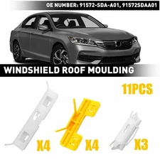 New Windshield Roof Moulding Clips Repair Set For Honda Civic Accord Acura 11pcs