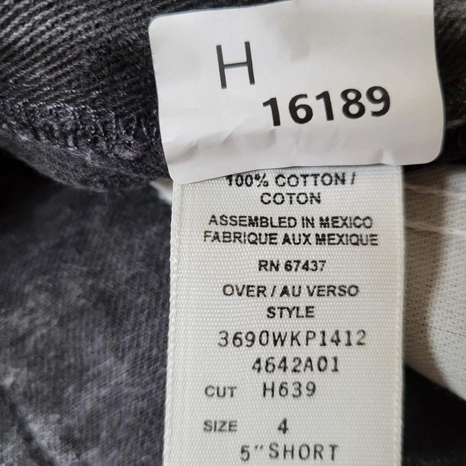 VINTAGE Polo Jeans Co. Ralph Lauren Women Shorts 4 Denim Logo Embroidery 90s - Image 2 of 4