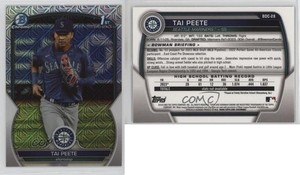 2023 Bowman Draft Chrome Japan Refractor Tai Peete #BDC-28
