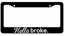 Hellabroke Funny Jdm Black License Plate Frame Jdm White Art Hellabroke Funny Jdm Black License Plate Frame Jdm White Art