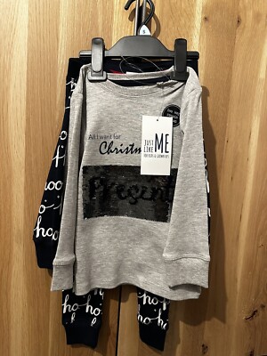 NEXT boys Christmas Pyjamas 'Just Like Me' UK UK