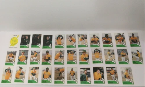 1983 Madison Muskies 32 card Team set with Jose Canseco Rookie