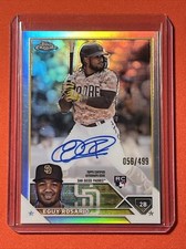 2023 Topps Chrome Eguy Rosario RC AUTO Refractor #/499 🔥 Padres Next Altuve 🔥