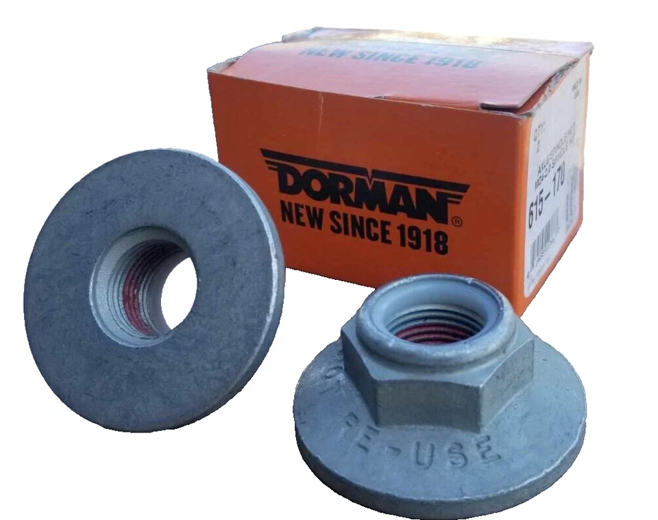 Conjunto de 2 porcas de eixo 615-170 Dorman dianteiras novas para caminhão F150 Ford F-150 par - Imagem 3 de 4