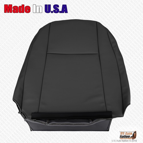 2011 - 2017 Volkswagen Jetta Driver Passenger Perforated Leather Seat Cover Blk - Picture 4 of 16