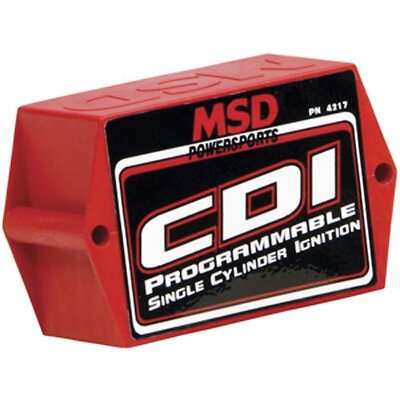 MSD Powersports 4217 Single Cylinder Programmable Battery Powered Ignition For 6