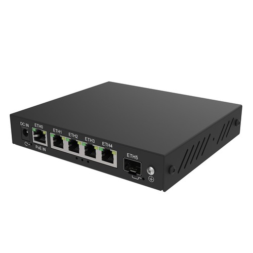 Tachyon Networks TNS-100 2.5G PoE Industrial L2 Distribution Switch 10Gbps SFP+ - Picture 2 of 3