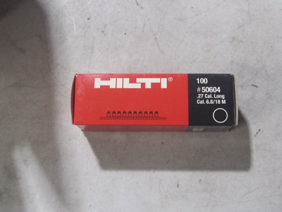 HILTI 6.8/18 M powder cartridges .27 cal BLACK 50604 - 10 strips 