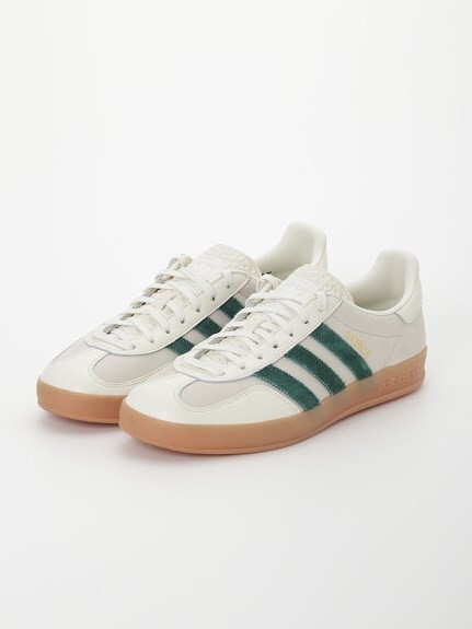 adidas Gazelle Indoor Off White Dark Green White ID2567 Men's Size