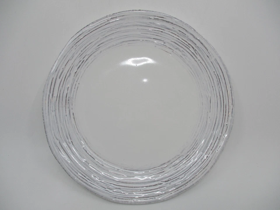 ARTE ITALICA GRAFFIATA WHITE SALAD PLATE - 8 7/8" 0709B