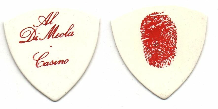 AL DI MEOLA Guitar Pick 1978 Casino Tour Al Di Meola Signature