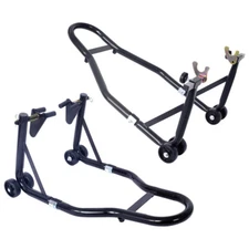 Motorcycle Stand 1000LB Bike Front & Rear Wheel Lift Swingarm Paddock Stands