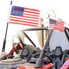 1PCS UTV Flag Pole Holder Mount, ATV UTV US A...