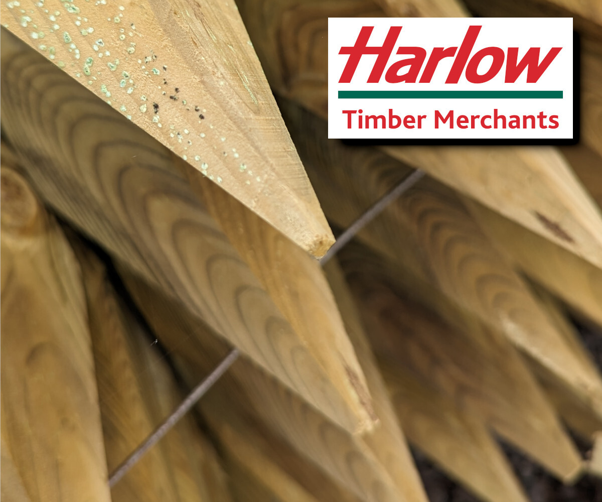 Fence Post Stake Pointed 50 75 100 mm Treated Round Support Tree Garden ...