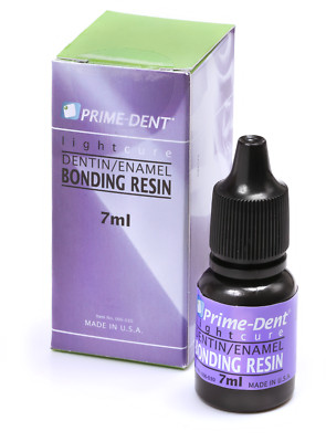 PRIME-DENT Dental Light Cure Dentin Enamel Bonding Resin 7 mL Bottle USA