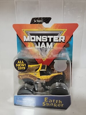 Monster Jam Official Earth Shaker Diecast Monster Truck 1:64 Brand New Toy Gift