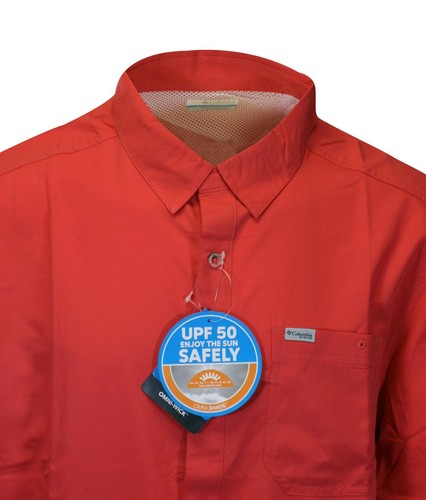 Columbia Men's Shirt Slack Tide PFG Camp Shirt UPF 50 S/S - Picture 5 of 16