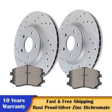 Front Brakes and Rotors Pads Kit for Dodge Grand Caravan Chrysler Town & Country