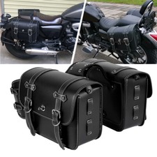 Bolsas de sillín laterales para motocicleta Suzuki Boulevard C50 C90 M50 Intruder VL1500