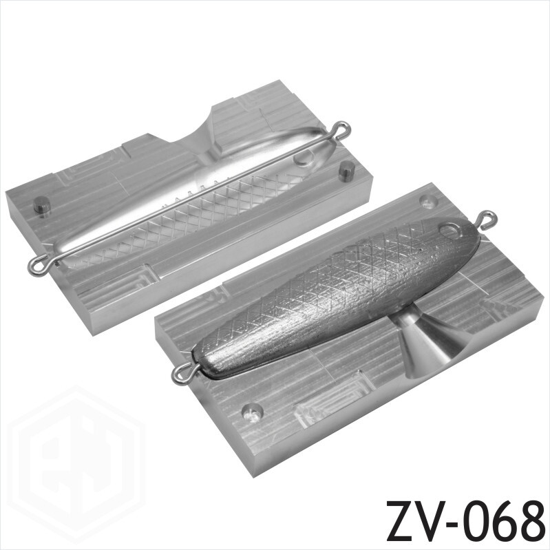DIY Sea Fishing Lead Weights Mould CNC Aluminium mold making New