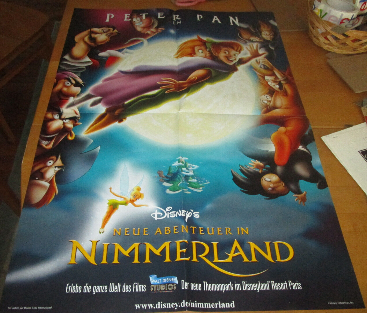 Disney's Peter Pan in Return to Neverland German A! POSTER 23x33