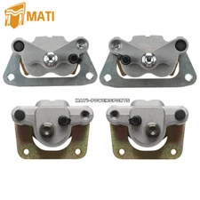 Rear & Front Brake Calipers Left Right for Polaris RZR S 800 2009-2014 with Pads