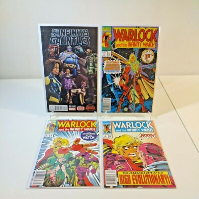 Infinity Gauntlet #1 2nd print variant Warlock Infinity Watch #1-3 Newsstand KEY