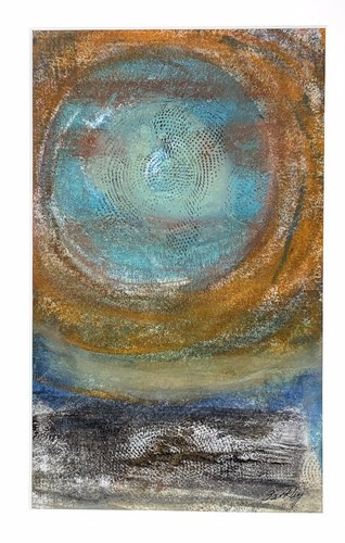 Original ~ handwerklich hergestellt ~ Enkaustikmalerei ~ Monotypie ~ mattiert ~ signiert ~ kostenloser Versand - Bild 4 von 9