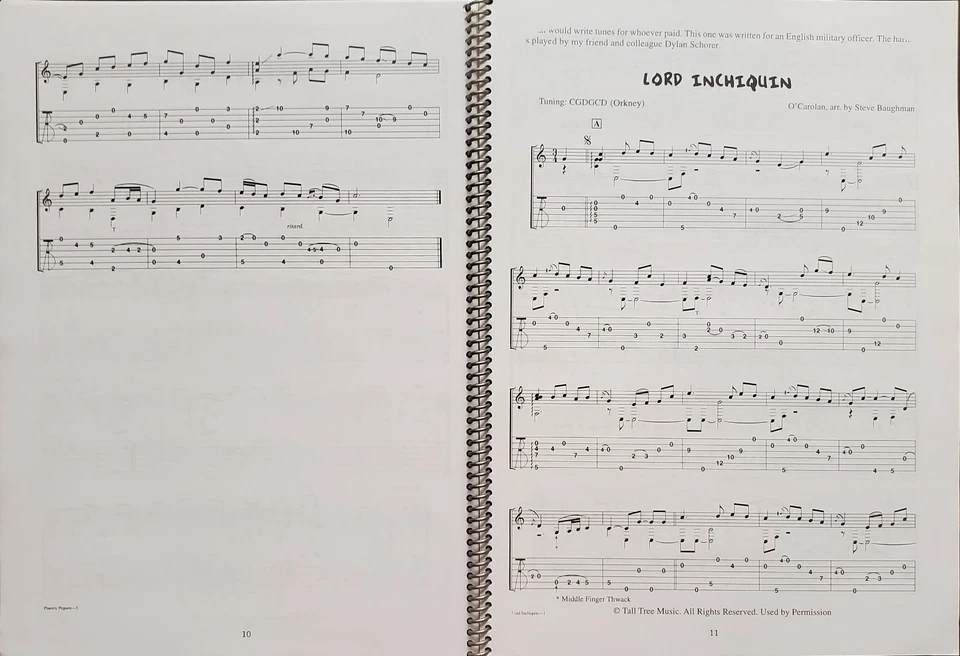 Celtic Fingerstyle Guitar Solos By Steve Baughman Sheet Music Songbook w/cd - Image 4 of 4