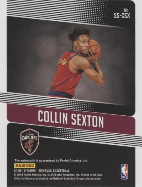 Las mejores ofertas en 2018-19 Panini Donruss - Collin Sexton #SS