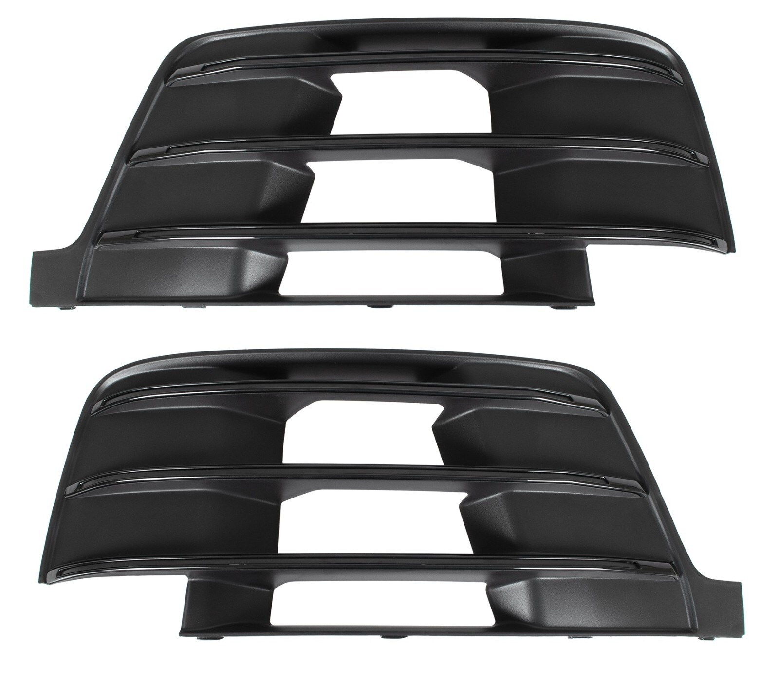Grille pare-chocs avant en ABS renforcé noir pour finition Q7 S-Line 4M