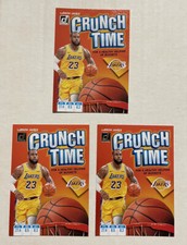 2019-20 Panini Donruss Basketball Crunch Time #2 Lebron James Lot Of 3 G