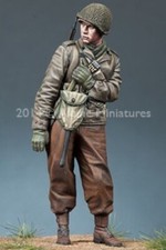 ALPINE MINIATURES 1:35 SET 35170 WWII US INFANTRY 1 FIGURE-2 HEADS 