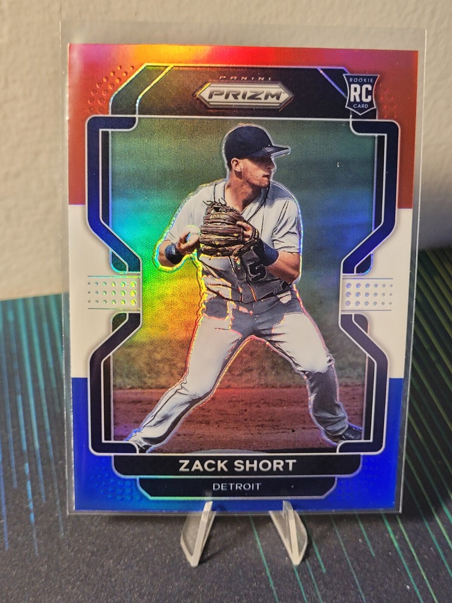 2022 Panini Prizm Red White Blue Prizm #161 Zack Short RC