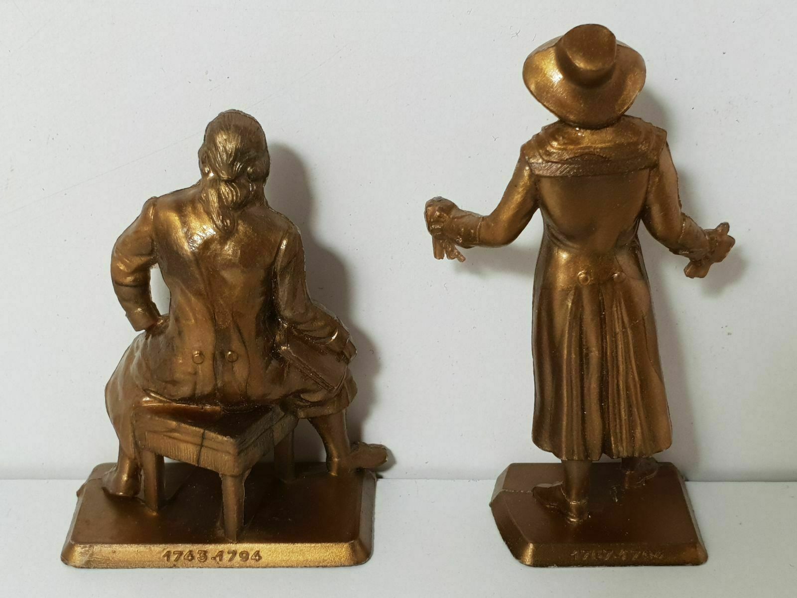 Lot 2 Figurines MOKAREX plastique jouets vintage Révolution Condorcet