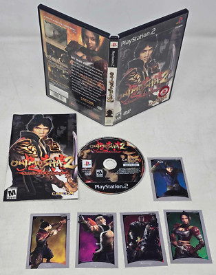 PS2 Onimusha 2 *Target Exclusive w/5 Trading Cards & Manual*Tested*F/S