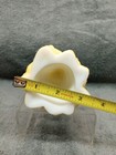 Mosser 5.5 Inch Milk Glass Yellow Painted Christmas Tree — photo 6
