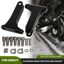 Extended Passenger Foot Peg Mount For Harley Touring Street Glide FLHXS FLHXSE