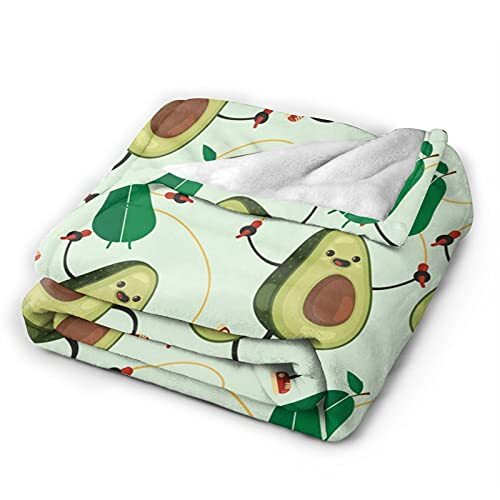 Avocado Soft Luxury Blanket Throw Lightweight Flannel Blankets for Adults Boy... - Picture 2 of 6