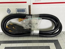 Utilitech Dryer Power Cord 6-ft 30-Amp 4-Prong Black Dryer Appliance Power Cord