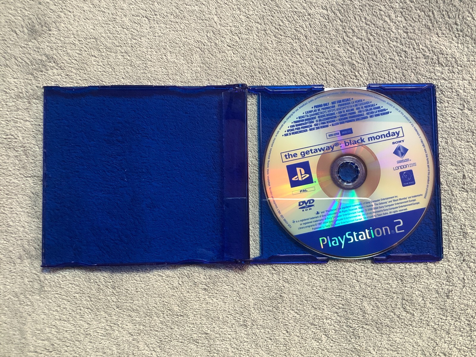 The Getaway Black Monday Ps2 Promo