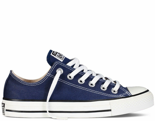 converse navy low